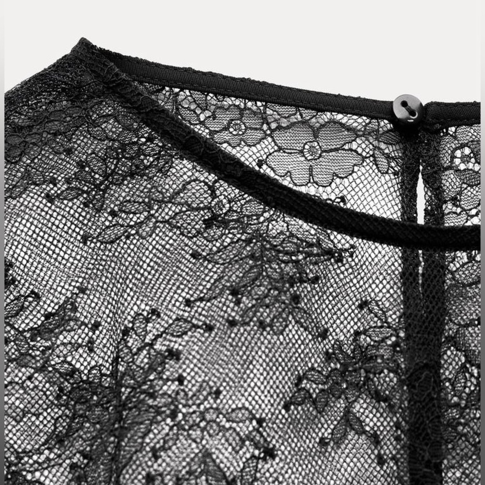 ZARA LACE TOP - Picture 6 of 9